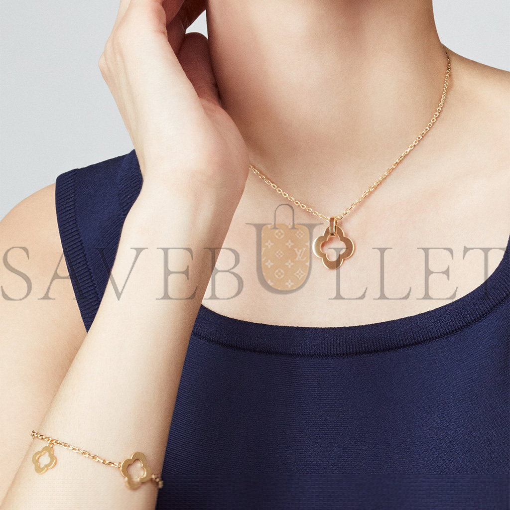 V*N CL*F  arpels byzantine alhambra pendant - yellow gold vcard38900